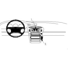 Brodit ProClip 852428 stiprinājums Porsche 911 1999-2004/Boxter 1997-2004