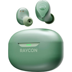 Raycon The Everyday Bluetooth bezvadu austiņas - patiesi bezvadu austiņas ar 32 stundu atskaņošanas laiku, Multpoint tehnoloģiju, izcilu komfortu un aktīvu trokšņu slāpēšanu (Forrest Green)