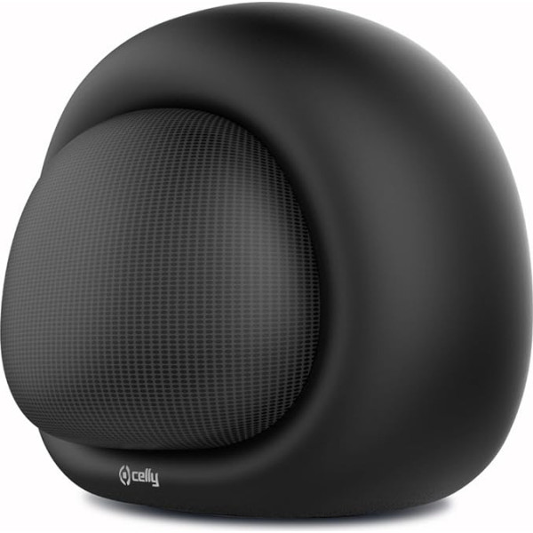 Celly COLORSPEAKER01 Kabelloser Lautsprecher aus Kunststoff, Bluetooth, Schwarz