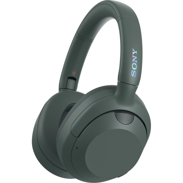 Sony ULT WEAR bezvadu Bluetooth austiņas ar ULT Power skaņu, īpaši dziļi basi, trokšņu slāpēšana, skaidra sarunu kvalitāte, līdz 30 stundu akumulatora darbības laiks (ieslēgts NC), iOS un Android - mežīgi pelēkas krāsas