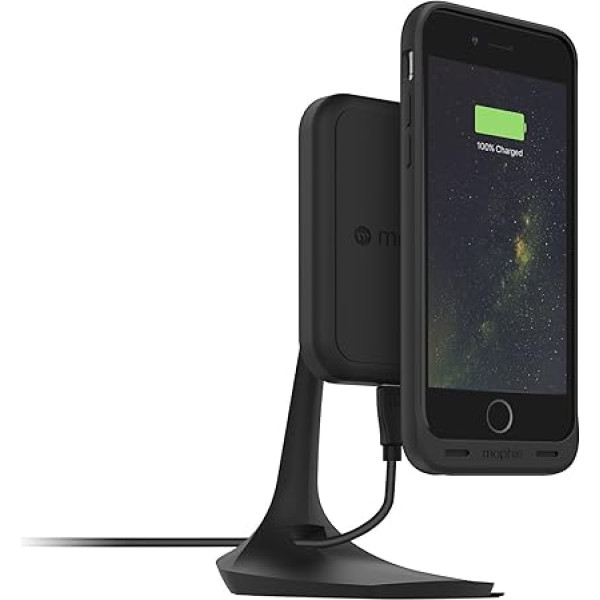 Mophie Charge Force Desk Mount mit kabelloser Aufladung, melns