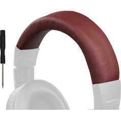 SOULWIT Protein Leather Headband Cover priekš Audio-Technica ATH M40, M40X austiņām, rezerves austiņu galvas spilventiņa remonta daļa