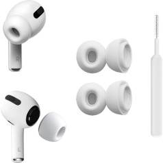 Rezerves ausu aizbāžņi Airpods Pro, 4 gabali, silikona ausu aizbāžņi Airpods Pro, nesāpīgi silikona ausu gali, neslīdoši rezerves ausu aizbāžņi (M)