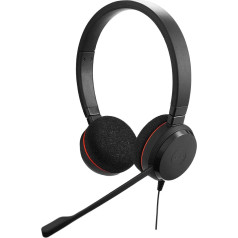 Jabra Evolve 20 UC Stereo austiņas/ mūzikas austiņas - melnas