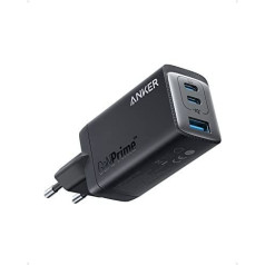 Lādētājs 735 gan iii prime 2xusb-c 65w usb-a 22,5w melns