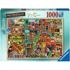 Puzzle 2d 1000 elementi pārsteidzošs alfabēts f & g