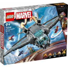 Super varoņi ķieģeļi 76248 avengers quinjet