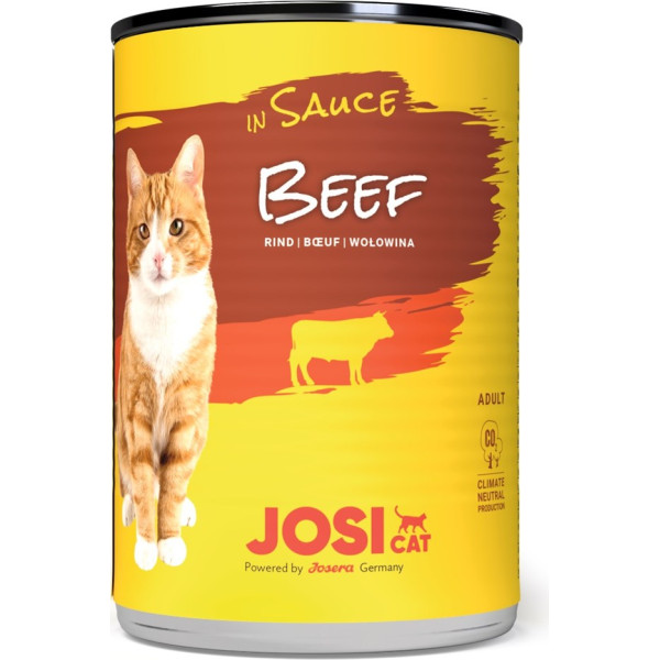 josicat liellopu gaļa mērcē - mitrā kaķu barība - 415 g