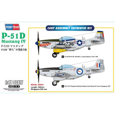 Plastmasas modelis p-51d mustang iv fighter