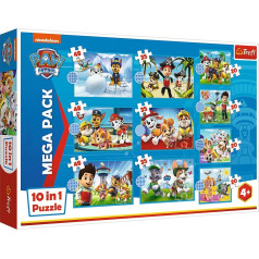 Puzzle 10in1 uzticama suņu patruļas komanda