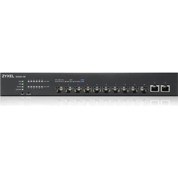 Pārvaldāms komutators xs1930-12f gigabitu komutators 10x10gbe sfp+ 2xrj45