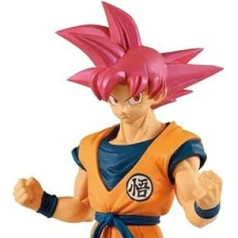 Banpresto Son Goku Super Saiyan Dieva rozes statuja 22 cm