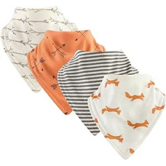 Touched by Nature Unisex Baby Bib Organic Cotton Fox One Size