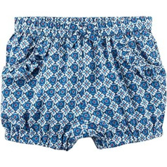 Carter's Baby Girls' Geo Pull-On Bubble šorti, zili, 18 mēneši