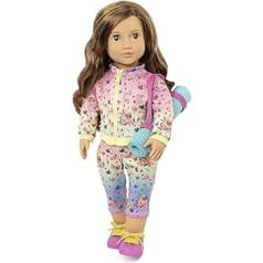 Our Generation - Lucy Grace Yoga Doll 46 cm with Accessories for Yoga & Game, Inspired by Movement and Creativity