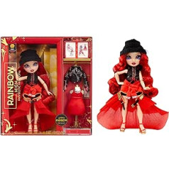 Rainbow High Fantastic Fashion Doll - Ruby Anderson - Red Fashion Doll and Playset with 2 Outfits & Fashion Accessories - For Collectors and Children from 4-12 Years