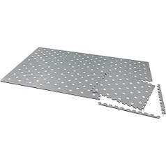 KNORRTOYS.COM 21022 Žaidimo kilimėlis dėlionės kilimėlis Pilka žvaigždės apytiksl. 178 x 120 cm