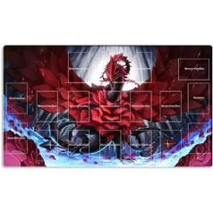 Jauns Yugioh Playmat Black Rose Dragon TCG CCG tirdzniecības kāršu spēle Mat Play Pad Bezmaksas soma