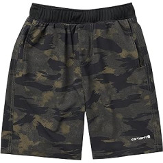 Carhartt Boys, izturīgi, elastīgi, brīvi pieguļoši darba šorti Ripstop, Camo, 3 mēn.