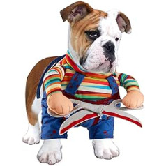 DELIFUR For dogs, Halloween costumes, animal scissors, scary costumes for animals, scary costumes for cats, size for large dog costumes (L)