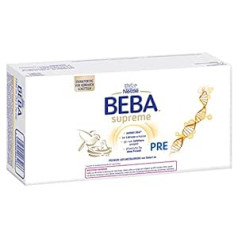 Nestlé BEBA Supreme pirmssākuma piens: dzeršanai gatavas porciju pudeles ar Omega 3, iepakojums pa 32 (32 x 70 ml)