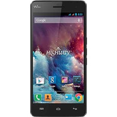 Wiko HIGHWAY 2GHz OCTA-CORE viedtālrunis (12,7 cm (5 collas) Full HD IPS skārienekrāns, DUAL SIM, 16 GB iekšējā atmiņa, 2 GB RAM, 16 megapikseļu kamera, 8 megapikseļu priekšējā kamera, Android 4.4 KitKat) melns