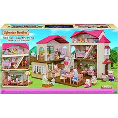 Miniatūras figūras — Sylvanian Families — 5708 — Lielā apgaismota māja un tās slepenā istaba