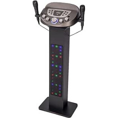 N-Gear NGS828-BT karaoke sistema su stovu, 240 W, dvigubos šviesos animacijos sistema