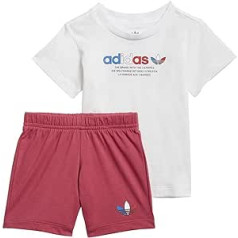 Adidas Unisex Baby Short Tee Set Kūdikių rinkinys