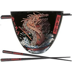 Pyramid International Ilustrata Studio Dragon Ramen Noodle Bowl rinkinys