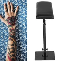 Aynefy Tattoo Stand, 180 Degree Adjustable Tattoo Armrest, Height-Adjustable Tattoo Armrest, Professional Armrest Table for Tattoo Studios or Tattoo Equipment (63-95 cm)