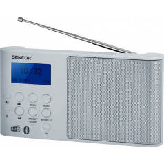 Portatīvais digitālais radio dab+ srd 7100w, bluetooth 5.0