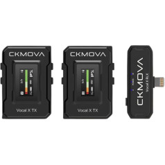 Ckmova vocal x v6 mk2 - wireless lightning system with two microphones