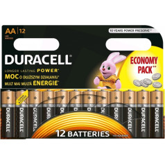 Basic AA/LR6 batteries, 12 pcs. blister