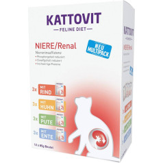 Kattovit kaķu nieru komplekts 12x 85g kaķiem