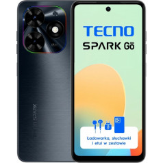 Tecno Išmanusis telefonas spark go 2024 bg6 128+4 black