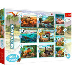 10in1 puzzle in the world of dinosaurs