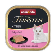 Animonda vom feinsten kitten bērnu pastēte - mitrā barība kaķēniem - 100 g