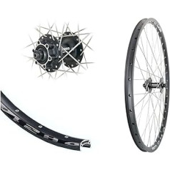 Priekšējais ritenis 28/29 collas 21-622 DH21 disks Shimano M475 disku bremzes, 6 atveres, melns