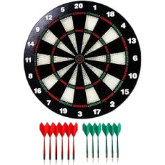 LCRACK Dartboard Surround Protection Šautriņu aizmugures sienas aksesuāri Daudzfunkcionāls, grozāms šautriņu dēlis