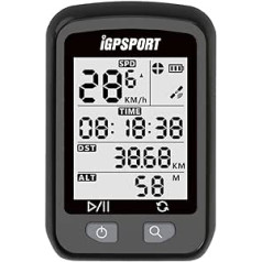 iGPSPORT iGS50S GPS velodators Bezvadu ūdensizturīgs riteņbraukšanas dators, savietojams ar ANT+ sensoriem, MTB izsekotājs, piemērots visiem velosipēdiem