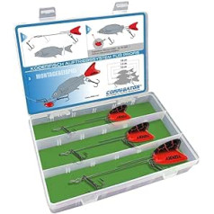 Jenzi Special Bait Fish peldspējas sistēma Asorti kastē 10,14 un 18 cm