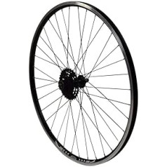 Redondo Shimano T3000 aizmugurējā riteņa disks 28 collu melns + 9 ātrumu kasete