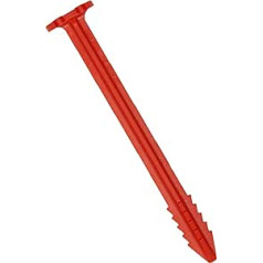 SwissPiranha SwissPiranha RT120 Tent Pegs (Set of 10), Red, S, 853791-10RT120