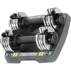 ProForm SpaceSaver Dumbbell (25 Double) by Icon - Light Commercial Line