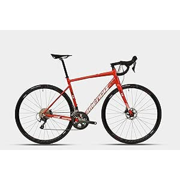 Mendiz Bikes F4.08 Alumīnija šosejas velosipēds Izmērs 54 cm Shimano Tiagra R4700 Disku bremzes Sarkans