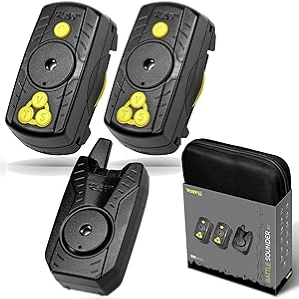 Black Cat Wireless Bite Signalizācija sams zvejai Battle Sounder Set 2+1