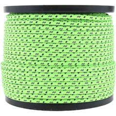 Tubayia 50m Reflective Tent Rope, guy rope, guy rope, for camping tent, awning, hammock