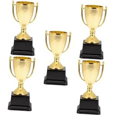 Abaodam 5gb Game Trophy Cups Apbalvots Dekoratīvās trofejas kauss Pasākumi Trofejas Futbola Medaļas Trofejas Atlīdzības trofejas un medaļas Deju trofeja plastmasas zelta metāls bērns