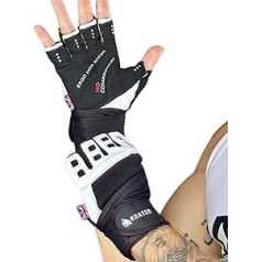 KRATOS - Ergo Gym Gloves | Svara celšanas cimdi | Lieliski piemērots treniņiem, sportam, Crossfit treniņiem | Elpojošs un polsterēts | Piemērots vīriešiem un sievietēm | Pieejams dažādos dizainos